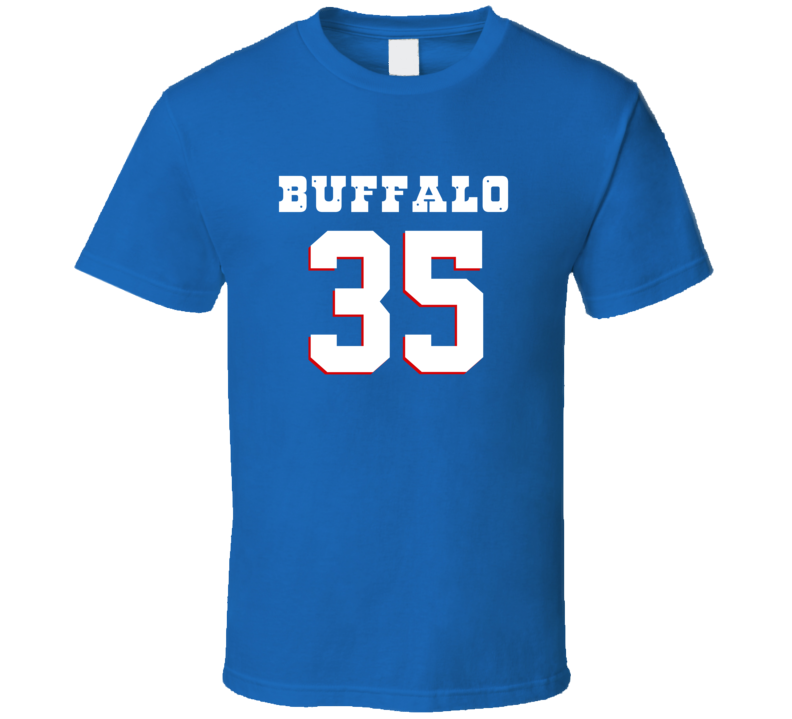 Number 35 Buffalo Football Player Game Day Fan T Shirt