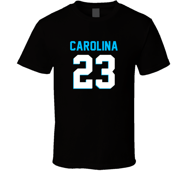 Number 23 Carolina Football Player Game Day Fan T Shirt