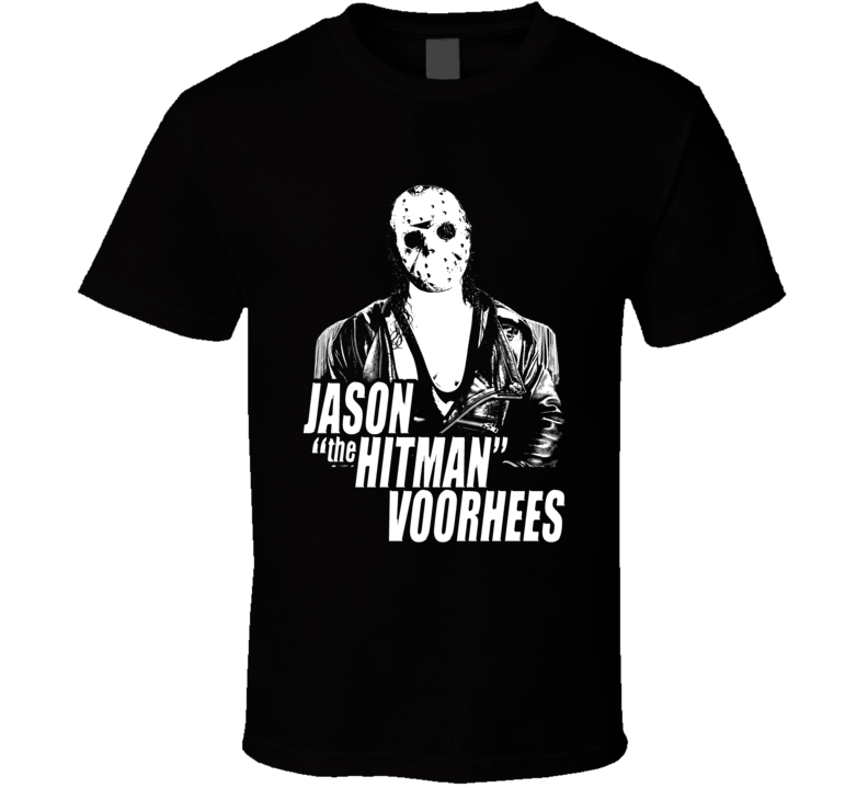 Hitman Hart Jason Friday The 13th Funny Horror Wrestling Parody Fan T Shirt Hitman Hart Jason Friday The 13th Funny Horror Wrestling Parody Fan T Shirt