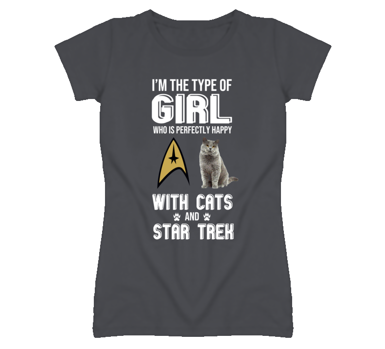 Star Trek Movie Tv Cat Lover Fangirl Gift T Shirt T Shirt