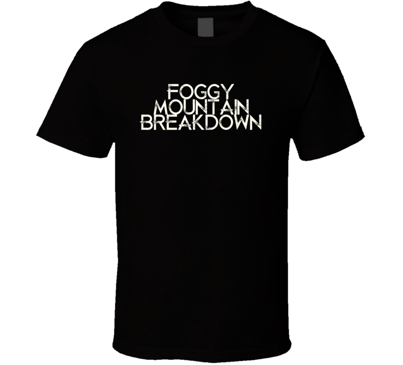 Foggy Mountain Breakdown Flatt Scruggs Country Music T Shirt