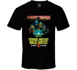 Teenage Mutant Ninja Turtles 2 Secrets Of The Ooze Retro Vintage Movie Poster Fan T Shirt 37461554