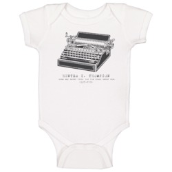 Hunter S Thompson Some Never Live But The Crazy Never Die Baby One Piece 37514974