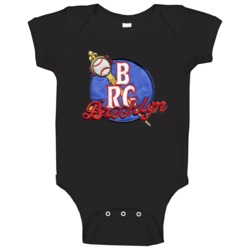 Brooklyn Royal Giants Baseball Easten Colored League Baseball Logo Baby One Piece 37529361