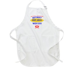 Detroit Wolves Baseball Easten Colored League Baseball Logo Apron 37529434