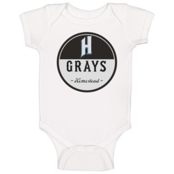 Homestead Grays Baseball Easten Colored League Baseball Logo Baby One Piece 37529443