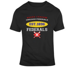 Chicago Federals Atlantic League Baseball Logo T Shirt 37529792