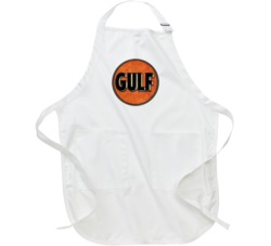 Gulf Gasoline Vintage Grunge Worn Look Logo Apron 37578110