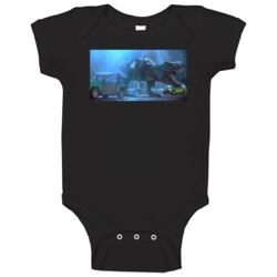 The T-rex In Jurassic Park 1993 Baby One Piece 37578881