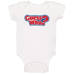 Guess Who Board Game Logo Baby One Piece 37579642