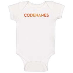 Codenames Board Game Logo Baby One Piece 37579643