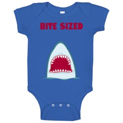 Bite Sized Jaws Parody Child Baby Baby One Piece 37582244