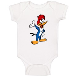 Woody Wood Pecker Retro Cartoon Baby One Piece 37582776
