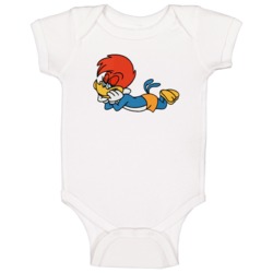 Winnie Wood Pecker Retro Cartoon Face Baby One Piece 37582780