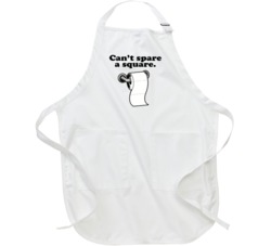 Can't Spare A Square Elaine Seinfeld Toilet Paper Shortage Apron 37584122
