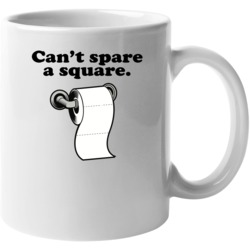 Can't Spare A Square Elaine Seinfeld Toilet Paper Shortage Mug 37584174