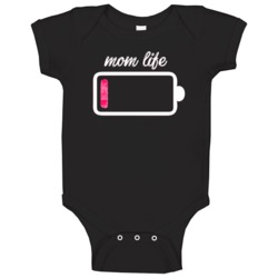 Mom Life Low Battery Baby One Piece 37587334