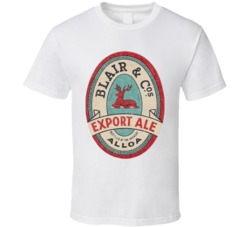 Blair And Co Export Ale Alloa Beer Lable T Shirt 37587385