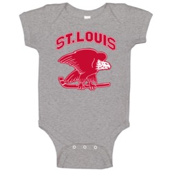 St. Louis Eagles Logo Hockey Fan Baby Baby One Piece 37704569