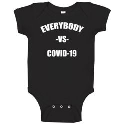 Everybody Vs Virus Baby One Piece 37705615