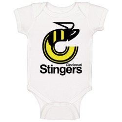 Cincinnati Stingers World Hockey Association Retro Team Logo Baby One Piece 37708470