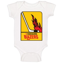 Vancouver Blazers World Hockey Association Retro Team Logo Baby One Piece 37708482