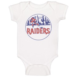 New York Raiders World Hockey Association Retro Team Logo Baby One Piece 37708496