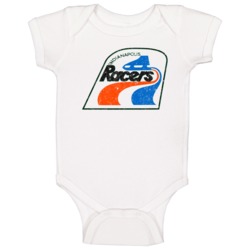 Indianapolis Racers World Hockey Association Retro Team Logo Baby One Piece 37708512