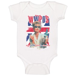 Wwpds What Would Patsy Do Sweetie Joanna Lumley Baby One Piece 37712005