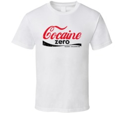 Cocaine Zero Zero Zero Logo Parody Don Minu Movie Fan T Shirt 37712012