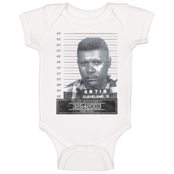 Don King Famous Sports Star Mugshot Police Department Baby One Piece 37714367