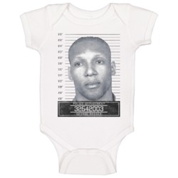Oronde Gadsen Famous Sports Star Mugshot Police Department Baby One Piece 37714374
