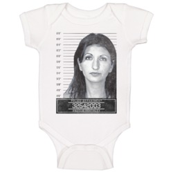 Angela Keathley Famous Sports Star Mugshot Police Department Baby One Piece 37714379