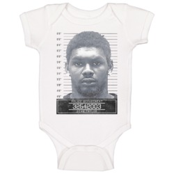 Sean Taylor Famous Sports Star Mugshot Police Department Baby One Piece 37714381