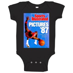 Michael Jordan Sports Illustrated December 1987 Basketball Baby One Piece 37765723