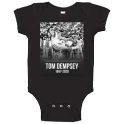 Tom Dempsey 1947 2020 Memorial Football Baby One Piece 37765891