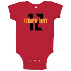 Tompa Bay Tom Brady Quarterback Tampa Bay Sports Football Fan Baby One Piece 37817617