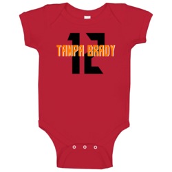 Tampa Brady Tom Brady Quarterback Tampa Bay Sports Football Fan Baby One Piece 37817630