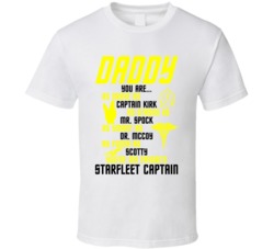 Daddy Father's Day Star Trek T Shirt 38022716