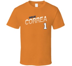 Carlos Correa 1 Favorite Player Houston Baseball Fan T Shirt 38332712