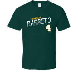 Franklin Barreto 4 Favorite Player Oakland Baseball Fan T Shirt 38334381
