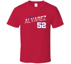 Jose Alvarez 52 Favorite Player Philadelphia Baseball Fan T Shirt 38338124