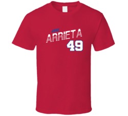 Jake Arrieta 49 Favorite Player Philadelphia Baseball Fan T Shirt 38338127