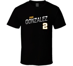 Erik Gonzalez 2 Favorite Player Pittsburgh Baseball Fan T Shirt 38338166