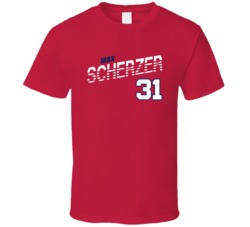 Max Scherzer 31 Favorite Player Washington Baseball Fan T Shirt 38339597
