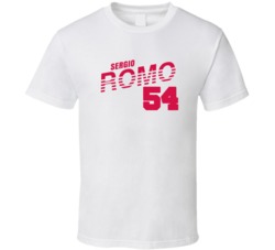 Sergio Romo 54 Baseball Fan Cool T Shirt 38344458