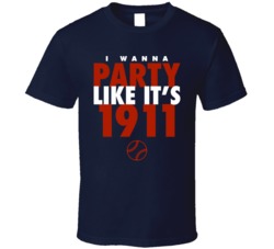 I Wanna Party Like It's 1911 Philadelphia Baseball World Series Champions T Shirt 38415679
