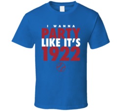 I Wanna Party Like It's 1922 New York Baseball World Series Champions T Shirt 38415703