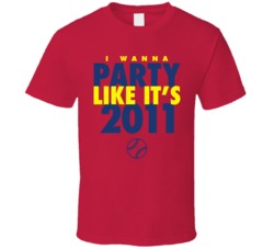 I Wanna Party Like It's 2011 St. Louis Baseball World Series Champions T Shirt 38415790