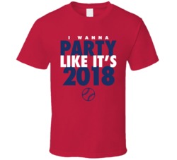I Wanna Party Like It's 2018 Boston Baseball World Series Champions T Shirt 38415801